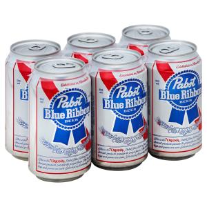 Pabst Blue Ribbon - Beer Blue Ribbon 6pk 12oz
