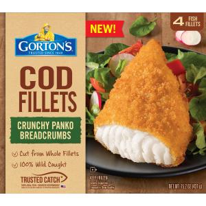 gorton's - Crunchy Panko Breadcrumbs Cod Fillets