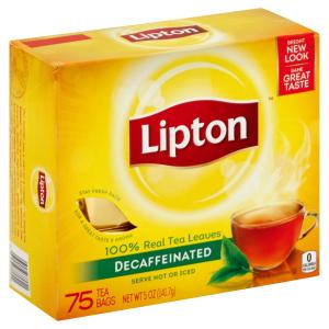 Lipton - Decaf Tea Bags