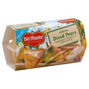 Del Monte - Diced Pears in lt Syrup 4pk