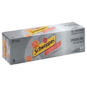 Schweppes - Grapefruit Seltzer 12pk