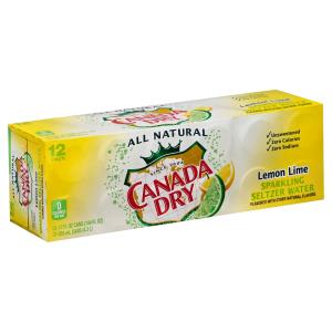 Canada Dry - Lemon Seltzer 122k12oz
