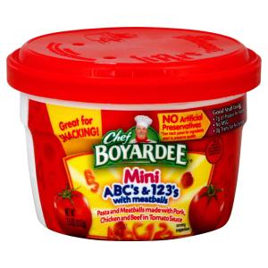 Chef Boyardee - Microwave Abc 123 S W Meat