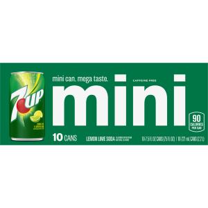 7 Up - Mini Cans 10pk