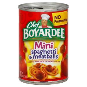 Chef Boyardee - Mini Spaghetti Meatball