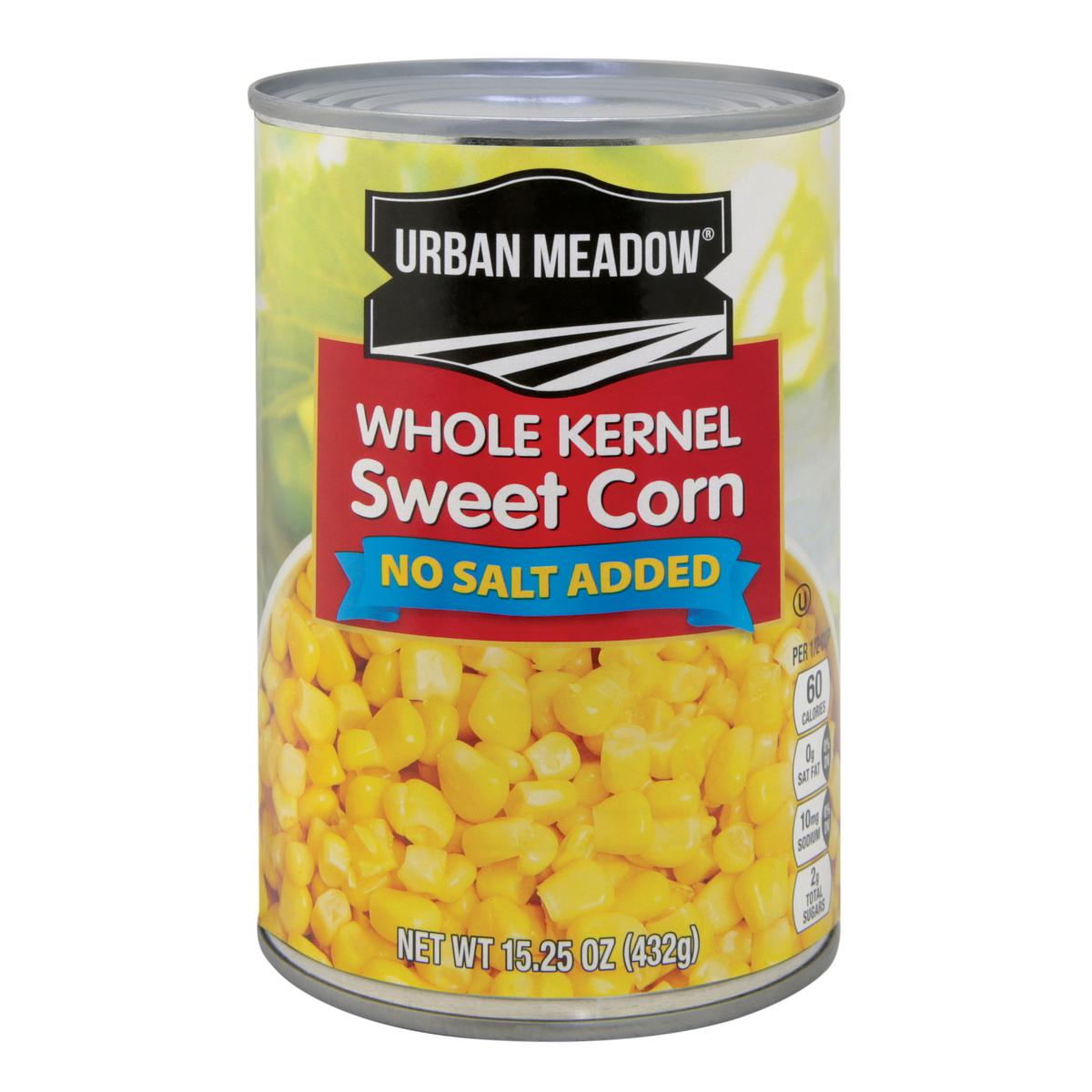 NO SALT WHOLE KERNEL CORN