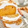 Pumpkin Bread With Meringue Topping - Domino