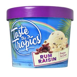 Taste the Tropics - Rum Raisin Ice Cream