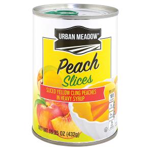 Urban Meadow - Sliced Peaches in Heavy Syrup