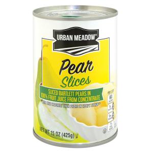 Urban Meadow - Sliced Pears in Juice