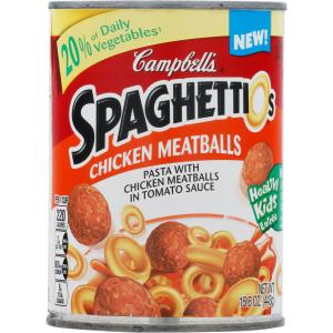 campbell's - Spaghettios Chick Meatballs