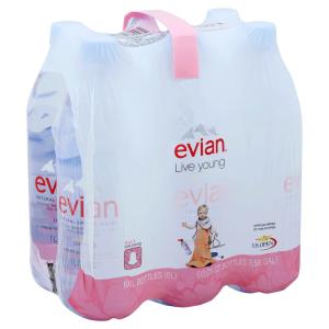 Evian - Spring Water 6 Pack
