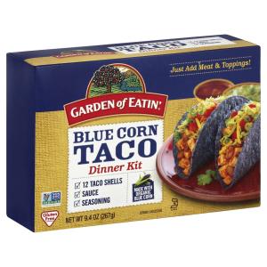 Garden of Eatin - Taco Dnnr Kit Blue Org