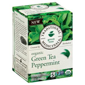 Traditional Medicinals - Tea Grn Peppermint Org