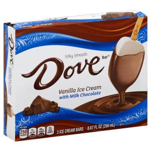 Dove - Van W Milk Choc Ice Cream