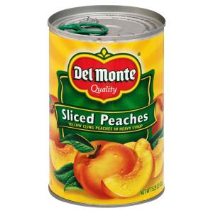 Del Monte - Yel Cling Sliced Peaches